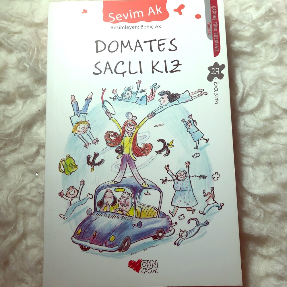 Turkish book called "domato haired girl" :)